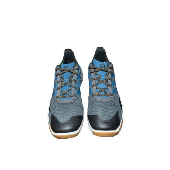 Salomon Men\'s Blue & Tan Trail Running Shoe size 9